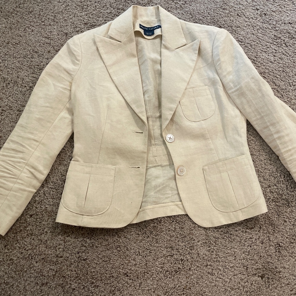 Ralph Lauren Linen Blazer